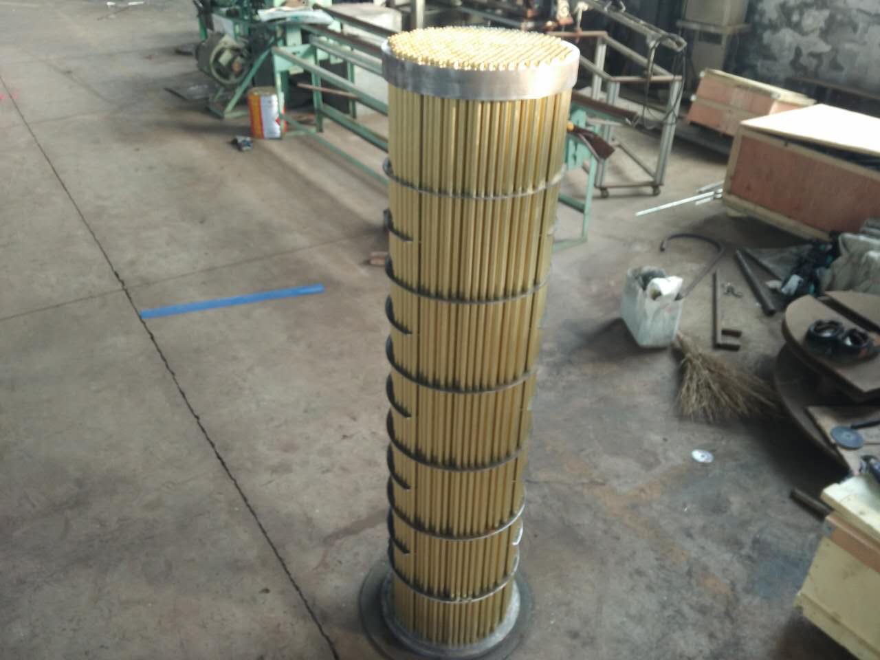 船用冷油器換管，船用冷油器換不銹鋼管